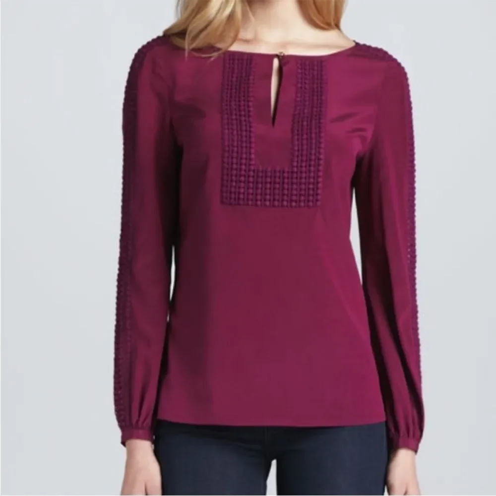 Tory Burch “Lillian” Blouse Size 6 Silk